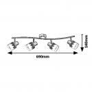 RABALUX - Spotlight LACEY 5344 E14, 4X40W (2)
