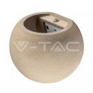 V-TAC - G9 LED Concrete Wall Lamp Round Light Grey SKU: 8691 VT-891
