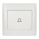 ELMARK - 11181 - DOOR BELL SWITCH WHITE METALLIC RHYME