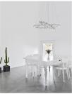 NOVA LUCE - pendant luminaire  CELINE  7403001  LED 40 W, 2400Lm 3000K IP20 L: 64 W: 44 H: 120 cm