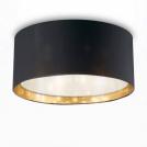 IDEAL LUX - Плафон  WHEEL PL5  Nero e Oro  158587