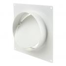ELMARK - EL02-505 PVC WALL FLANGE WITH VALVE D100MM - 500234