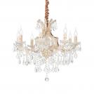 IDEAL LUX - pendant luminaire NAPOLEON SP8 Oro 167398 (1)
