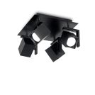 IDEAL LUX - Плафон MOUSE PL4 Nero  156712