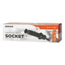 ORNO - Pop up Ø6cm desk socket with 1.8m cable and locking system, 3x2P+E (Schuko), black OR-AE-1347(GS)/B (2)