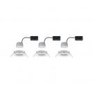 PAULMANN - 93485 LED recessed light 3-Step-Dim Nova Coin basic set pivoting round 84mm✴white matt (1)