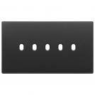 VIMAR - Plate 5Mx5 BS Vintage anthracite grey - 22679.5.03