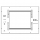 VIMAR - 30653.41 Reflex Cover Frame Linea Gloss Canvas 3M (3)