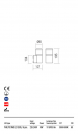 REDO GROUP - Аплик POD 90054 AP LED SMD 10W IP54 DG 3000K(TUYA) (1)