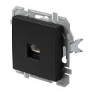 TEM - Розетка RJ45 UTP cat. 5e черен Logiq KQ37BKXO (1)