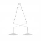 FARO - SLIM LED White double extensible pendant lamp Ref.24504