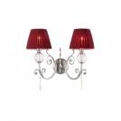REDO GROUP - Аплик  COSTANZA ICT W2 20 04  AP 2X42W E14 ARGENTO/ROSSO 
