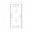 VIMAR - Button 1M not lightable white - 09021 (2)
