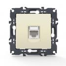 ACA LIGHTING - Интернет розетка 1xRJ45 CAT6 PRIME слонова кост 1000113202