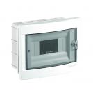 PANASONIC - 8 Gang Flush Mounted Distribution Box transparent door BQDT10811