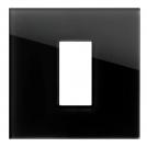 TEM - OG10GDM Frame 1/2M, color Black glass, Modul Edge