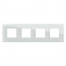TEM - OG28GLM Frame 2+2+2+2M, color White glass, Modul Edge