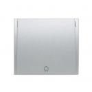 PANASONIC - Socket 2P+E, With Lid and Child Protection, Cover metallic white WBTR0210‐5MW