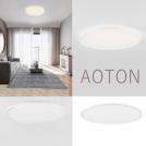 NOVA LUCE - Плафон  Д:60, В:5 см.    9030511   AOTON ⚡ LED 55W ⚡ 4661Lm ⚡ 2700 + 3000K ⚡ 220-240V ⚡ IP20 ✴ Пясъчнобял