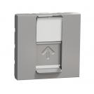 SCHNEIDER ELECTRIC - NU341530 Cat. 6 UTP socket aluminium 2 modules