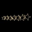 ACA LIGHTING - XSTARSLEDWW119  LED светещ маркуч мотив, топла бяла светлина 4.2W, външна употреба IP44
