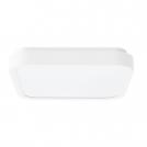 RABALUX - Moisture-proof LED ceiling light SAMIRA square 18W 1430lm 4000K IP44 white 71260
