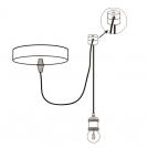 TNL - Pass-through cable hanger for ceiling black PS188-BK (4)