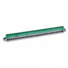 LEGRAND - IP2X terminal block - earth (green) - 2 x 6 to 25² - 33 x 1.5 to 16² -L. 276 mm 4838