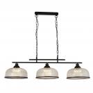 SEARCHLIGHT - Pendant    3593-3BK   Highworth⚡3 х HALOGEN 60W⚡E27