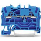 WAGO - In-line terminal BLUE 2.5mm2 SCREWLESS TOPJOB® S series  2002-1204
