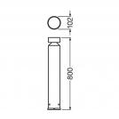 OSRAM - LEDVANCE OUTDOOR LED BOLLARD 800 POLE 6 W 3000 K SST (1)