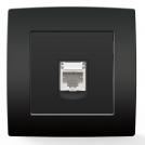ELMARK - 193034 - COMPUTER SOCKET RJ45 CAT6E ANTHRACITE CITY 