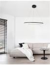 NOVA LUCE - Пендел BREDA 9010023 LED 30W, 1480lm, 3000K, IP20 D: 70 H: 200 cm