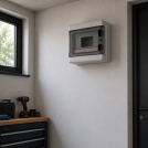 ELETTROCANALI - EC62008 WALL-MOUNT MOD.ENCL. IP65 200x180x100mm 8 MOD. GREY (1)