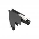 IDEAL LUX - Аксесоари за релсово осветление 258157 EGO KIT SURFACE HIGH L ELECTR CONN VERT ON-OFF BK
