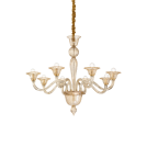 IDEAL LUX - pendant luminaire BRIGITTA SP8 AMBRA 199412