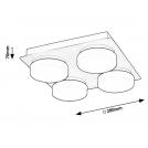 RABALUX - Плафон за баня ATTICHUS 75004 LED 21W 1900lm 4000K IP44 (3)