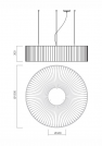 REDO GROUP - pendant luminaire  ROLLER  ROS120PG  SU 6X42W E27 PONGE (1)