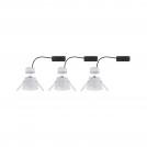 PAULMANN - LED Луни (3бр.) 93415 CYMBAL Coin Basic Set ⚡ IP44 ⚡ round 77mm Coin ⚡ 3x6.7W ⚡ 3x430lm⚡ 230V ⚡ dimmable ⚡ 2700K ✴ Бял мат (4)