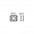 FARO - HYDE Black orientable square recessed lamp without frame Ref.40113 (2)