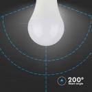 V-TAC - 10.5W A60 LED Plastic Bulb SAMSUNG Chip 3000K E27 SKU: 21177 (2)