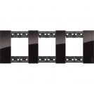 BTICINO - KA4802M3DG 2+2+2  modules Living Now cover plate - night