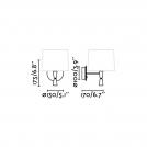 FARO - MAMBO Black wall lamp with LED reader Ref.64309 (6)