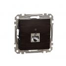 SCHNEIDER ELECTRIC - SDD181461S Sedna Design & Elements - CAT 6 STP, RJ45, wenge