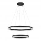 NOVA LUCE - Dimmable pendant lamp  Ø60, Н:150 cm.   9530229  ADRIA ⚡ LED 52W ⚡ 5984 Lm ⚡ 3000К ⚡ 220-240V ⚡ CRI>80 ⚡ IP20 ✴ Black