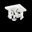 IDEAL LUX - Спот GLIM COMPACT PL4 SQUARE BIANCO 229614 GU10, 4X50W