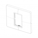 VIMAR - 14641.71 - Plate 1M metal Silver (2)