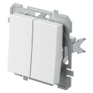 TEM - 1-pole 2-circuits switch color White Logiq SQ50PWXO (1)