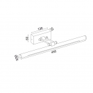 ACA LIGHTING - LED Аплик влагозащетен за баня IP44 PN10LEDW50CH (1)