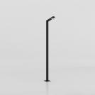 POLARIS LIGHTING - INFINITY K PARK LED POLE to dig in H:3000/L600mm 20-80W 10400lm 4000K 90º IP66 black 6005-B